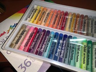 PENTEL OIL PASTELS (NEVER BEEN USED)