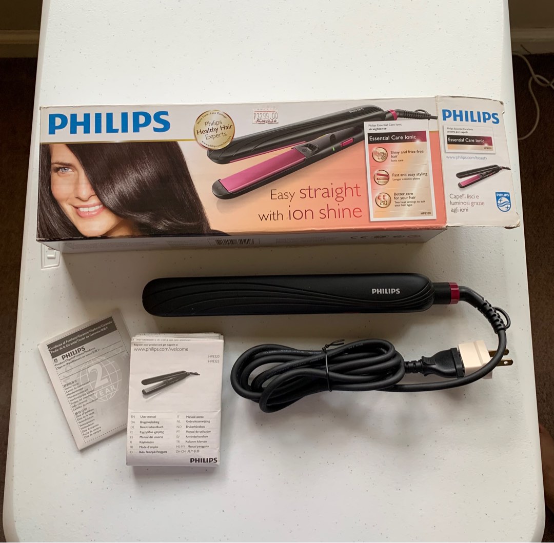 Philips easy straight shop with ion shine