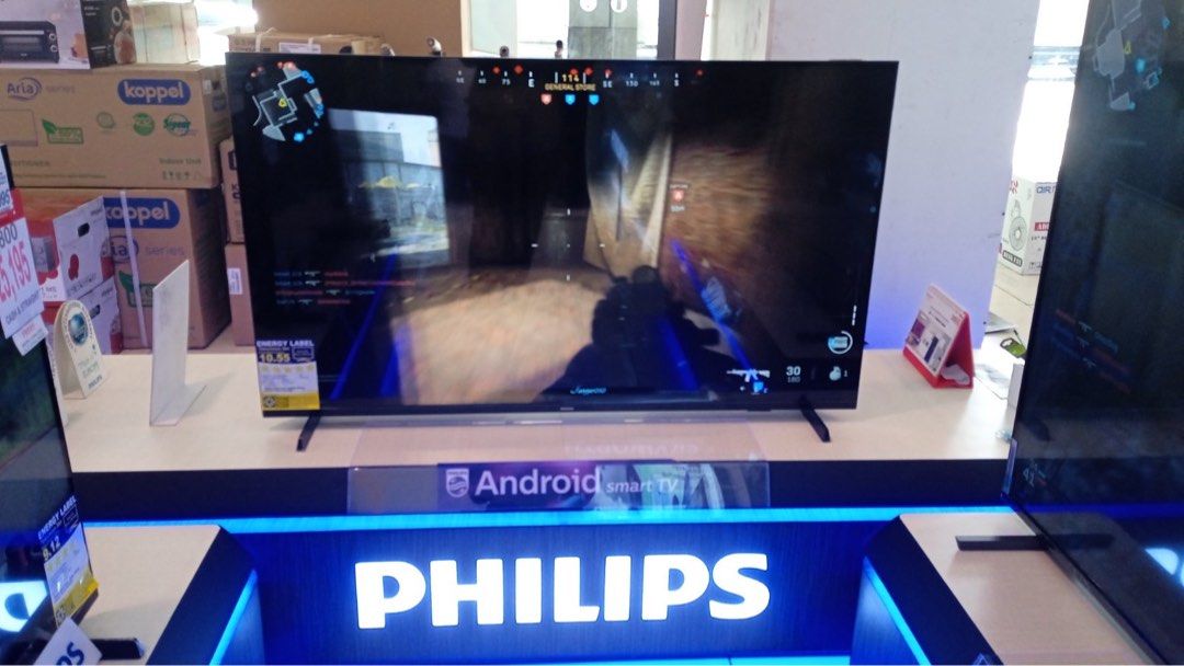 PHILIPS UHD LED ANDROID TV (Category: TV) located in Quezon City. Submitted by maryann5721 (Listing ID 1253780448, Image 1). Description: PHILIPS UHD ANDROID TV 70PUD7906 SRP 66,695 CASH 56,000 WITH FREE BRACKET AND SOUNDBAR 65PUD7906 SRP 58,995 Cash: 43,200 with free bracket and soundbar 55PUD7906 SRP 44,495 Cash: 33,000 with free bracket 50PUD7906 SRP 35,995 Cash: 29,900 with bracket 55PUD7406 SRP 37,595 Cash: 26,400 with bracket 50PUD7406 SRP 