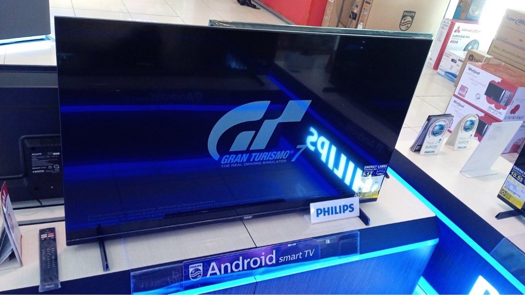 PHILIPS UHD LED ANDROID TV (Category: TV) located in Quezon City. Submitted by maryann5721 (Listing ID 1253780448, Image 3). Description: PHILIPS UHD ANDROID TV 70PUD7906 SRP 66,695 CASH 56,000 WITH FREE BRACKET AND SOUNDBAR 65PUD7906 SRP 58,995 Cash: 43,200 with free bracket and soundbar 55PUD7906 SRP 44,495 Cash: 33,000 with free bracket 50PUD7906 SRP 35,995 Cash: 29,900 with bracket 55PUD7406 SRP 37,595 Cash: 26,400 with bracket 50PUD7406 SRP 