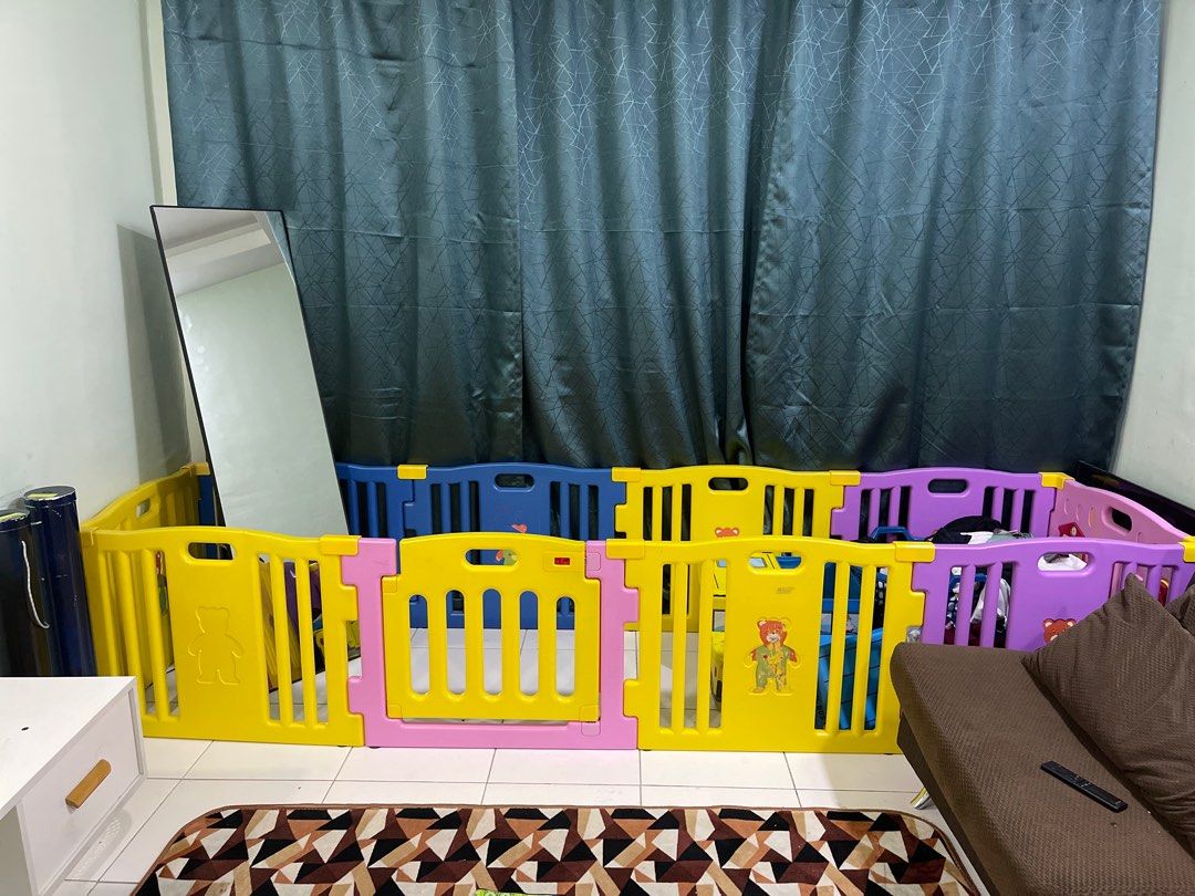 Playpen brand Haenim Korea 10 panel, Babies & Kids, Baby Nursery & Kids