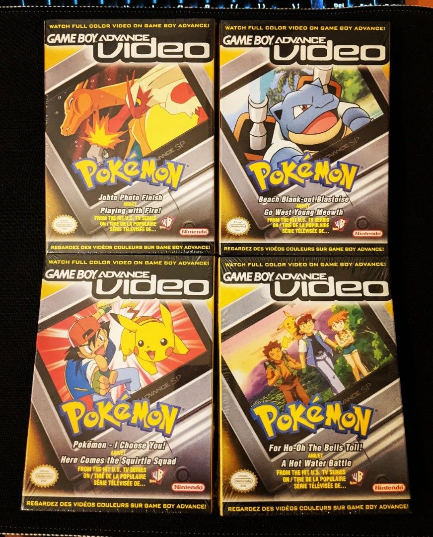 Pokemon Gameboy advance video sealed Nintendo