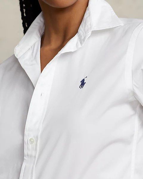 Ralph lauren women's online white button down