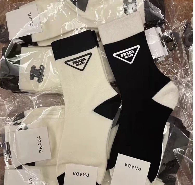 Prada online mesh socks