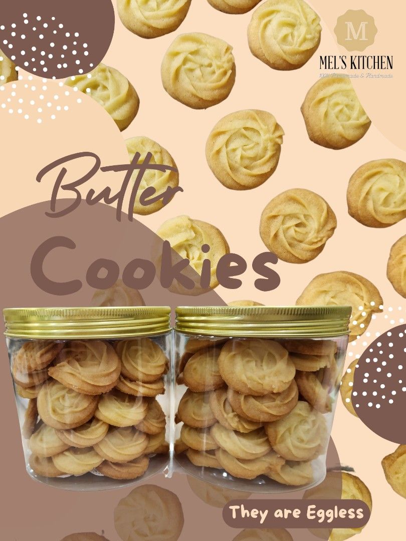 PREMIUM BUTTER COOKIES [EGGLESS], Food & Drinks, Homemade Bakes on