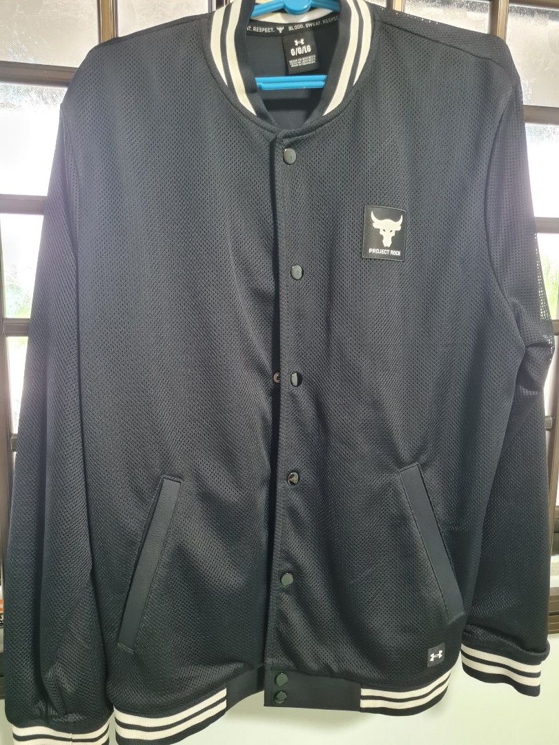 Project Rock Varsity Jacket, Men's Fashion, Coats, Jackets and ...