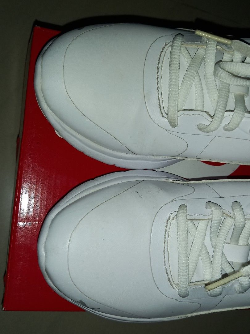 Puma white softfoam sneakers Women s Fashion Footwear Sneakers
