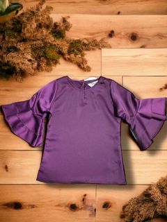 Kids Purple blouse (3/4 sleeve)