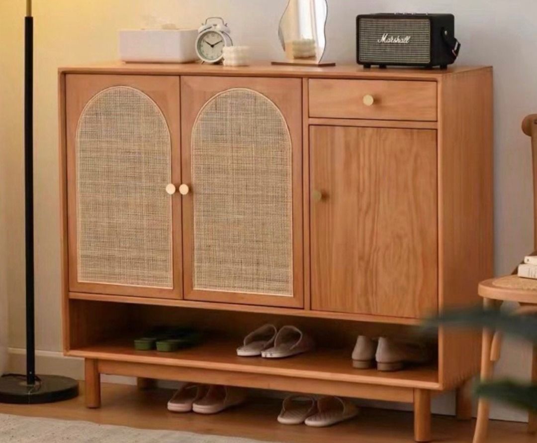 Rattan Shoe Cabinet Rack ZENITH, Furniture & Home Living, Furniture ...