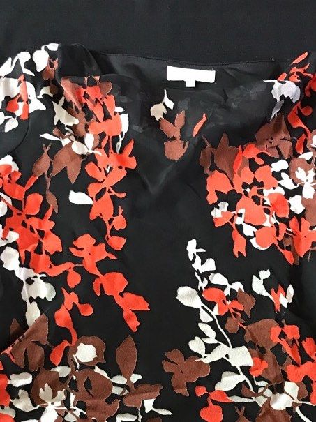 Peacocks orange dress top