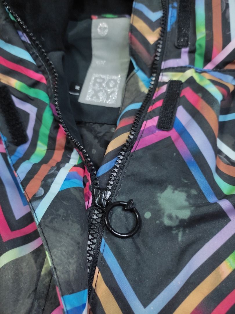 Roxy 5k top silver jacket