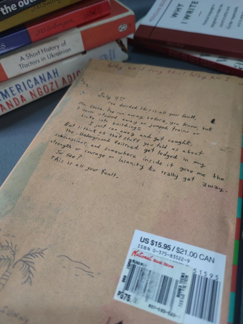 Runaway by Wendelin Van Draanen Hardbound (Category: Storybooks) located in Caloocan City. Submitted by jjnaph (Listing ID 1253773251, Image 3). Description: Author of Flipped. bought this coz I liked reading Flipped. rfs: done reading pm for inquiries ✨.