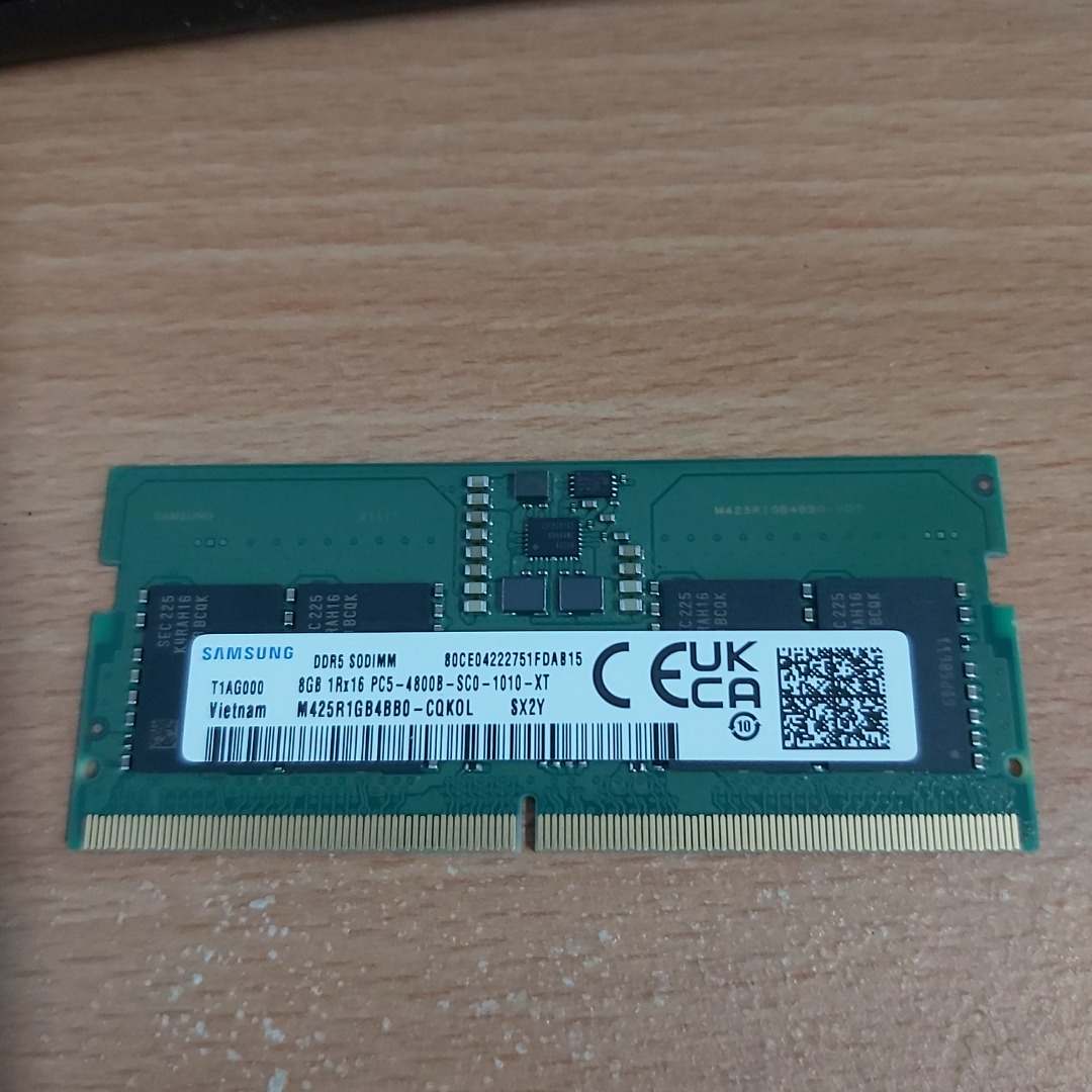 SAMSUNG M425R1GB4BB0-CQK 8GB DDR5 4800MHZ NON ECC MEMORY RAM SODIMM ...