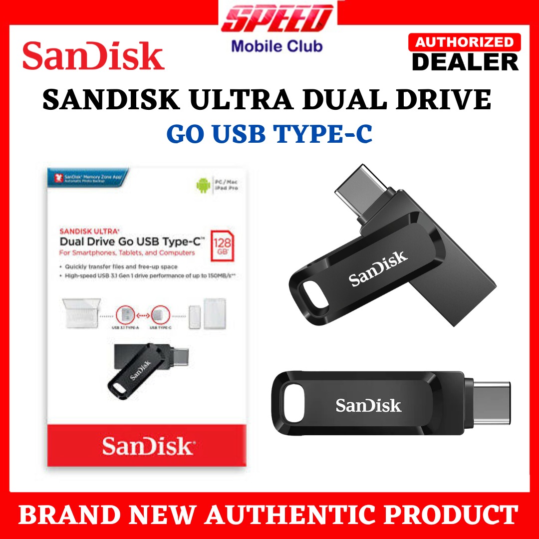 SanDisk Ultra Dual Drive Go USB Type C Pendrive for Mobile (16GB/32GB ...