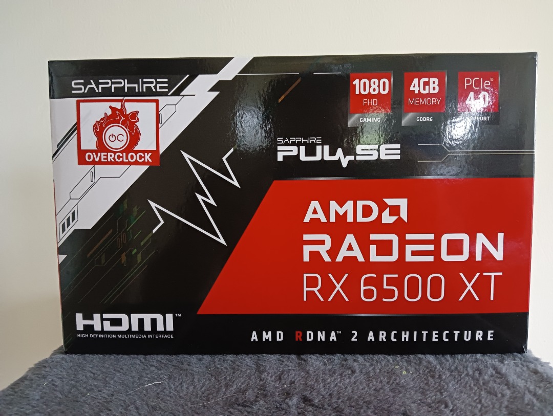 SAPPHIRE PULSE AMD RADEON RX 6500 XT, Computers & Tech, Parts ...