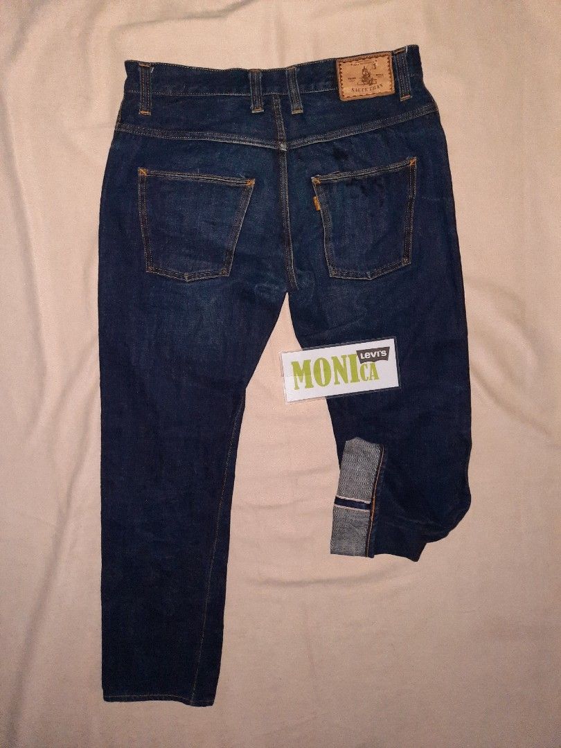 Sauce Zhan Selvedge, Men's Fashion, Bottoms, Jeans on Carousell