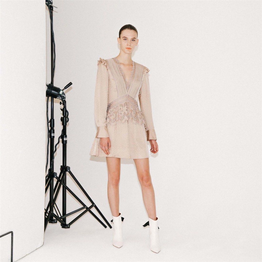 Self portrait jacquard deals mini dress