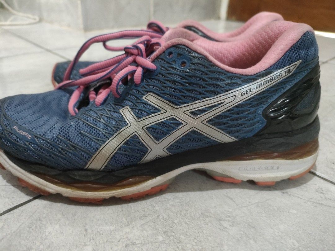 Sepatu Sport Asics Gel Nimbus 18 Fluidfit Size 37 Fesyen Wanita