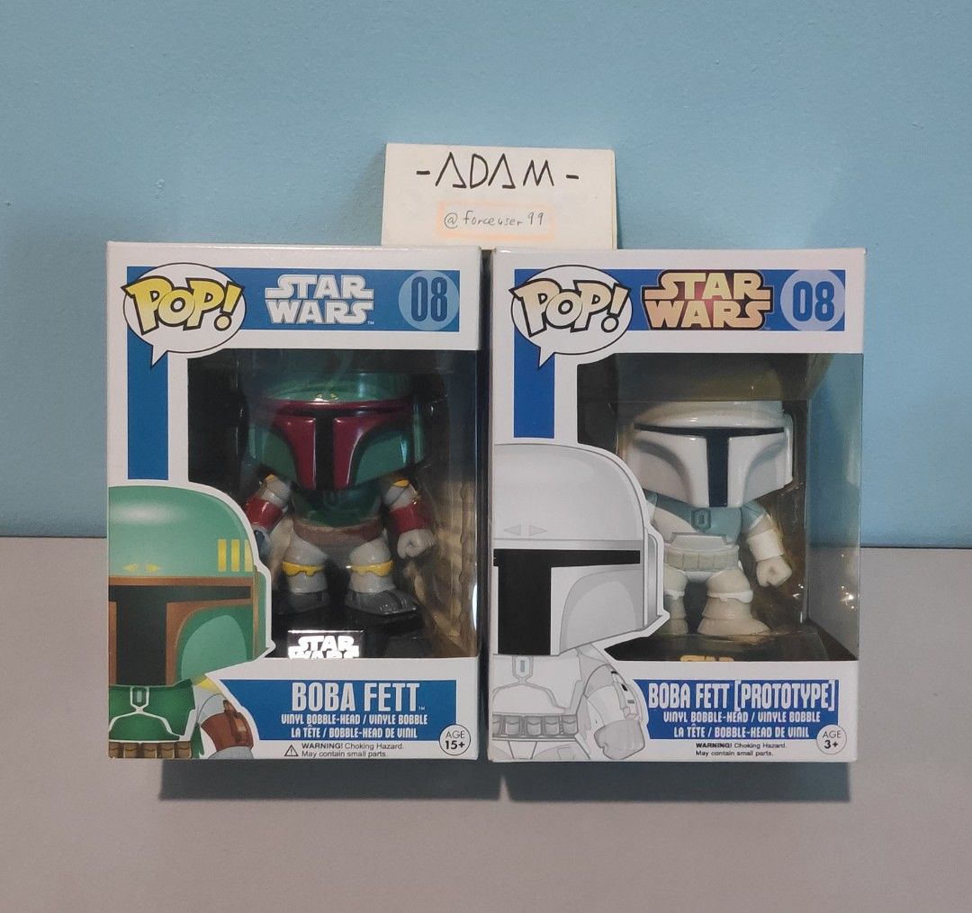 SET Funko Pop 08 Boba Fett Prototype Armor Boba Fett Hobbies