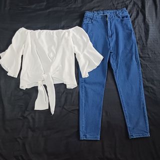 Pre-loved Shein set - plus size blouse and pants