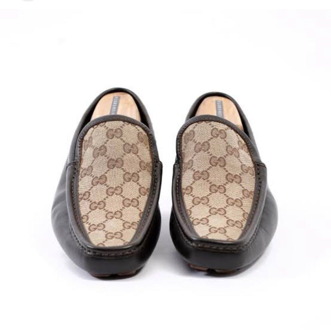 Signature GG Canvas Leather Loafers Men Luxury Sneakers Footwear on Carousell