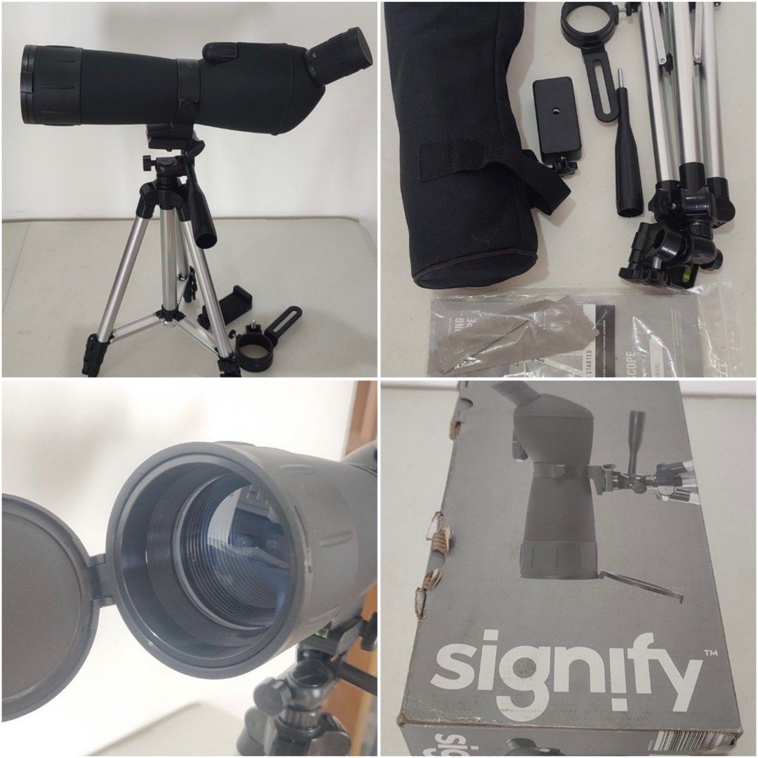 Signify Spotting Scope, Sports Equipment, Hiking & Camping on Carousell