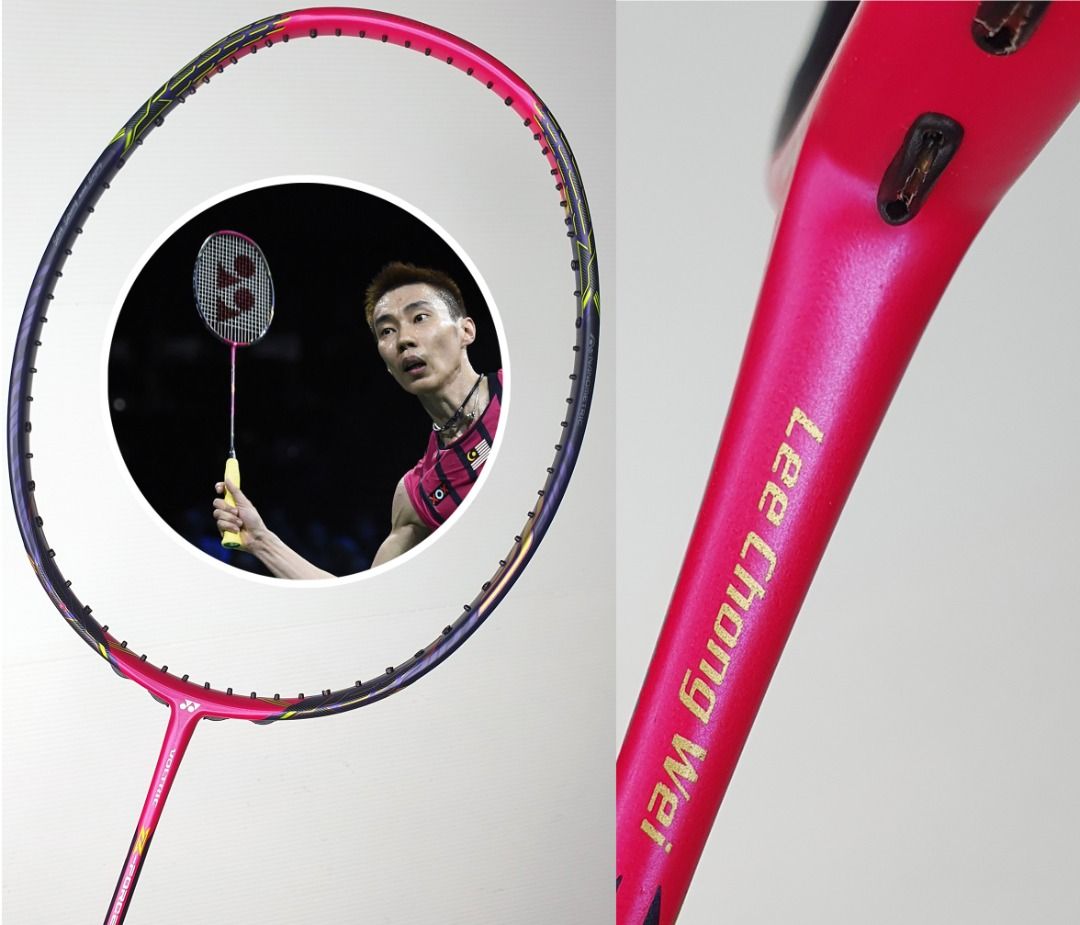 SPECIAL!!! YONEX VOLTRIC Z-FORCE II 0MA CODE ISSUED TO & USED BY LEE CHONG  WEI FOR 2014 SEASON Pink Racket 3U G4