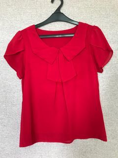 St Yves Red Blouse