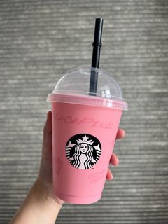 Starbucks Black Pink cup