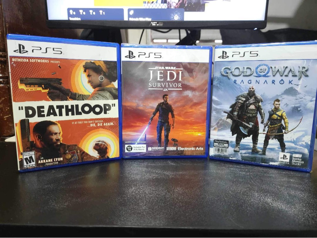 Starwars Jedi Survivor (R3) | God of War Ragnarok (R3)| Deathloop (R1 ...