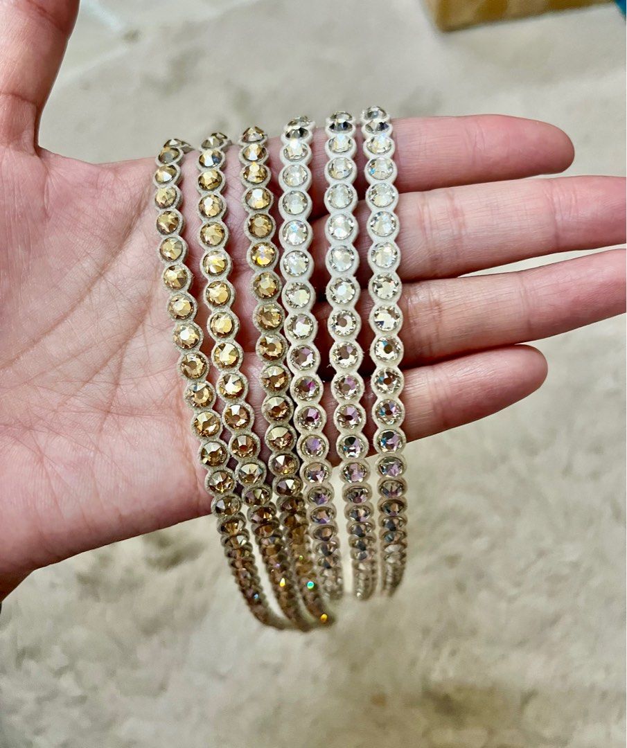 Swarovski Power Collection Slake Bracelet Beige White