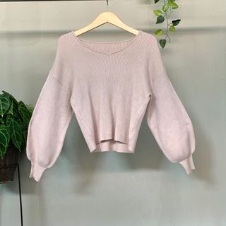 SWEATER LIDI BALON V NECK BRAND GRL