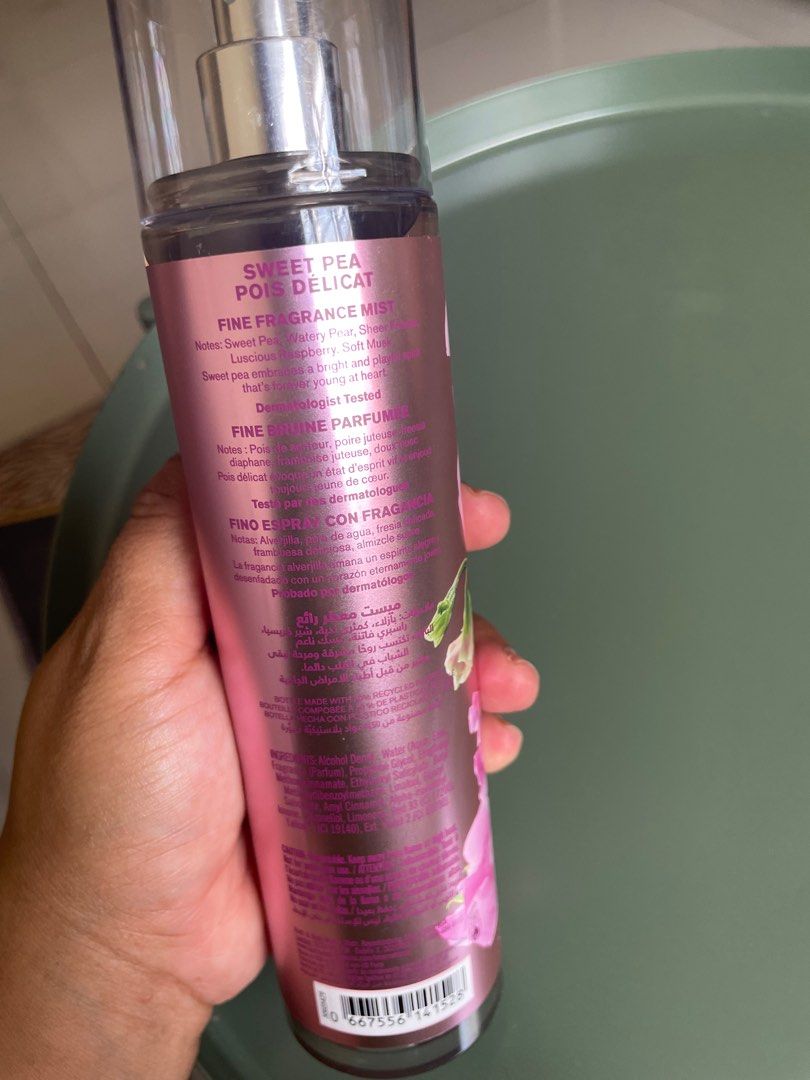 Sweet pea bath and body works fragrance mist beauty personal care