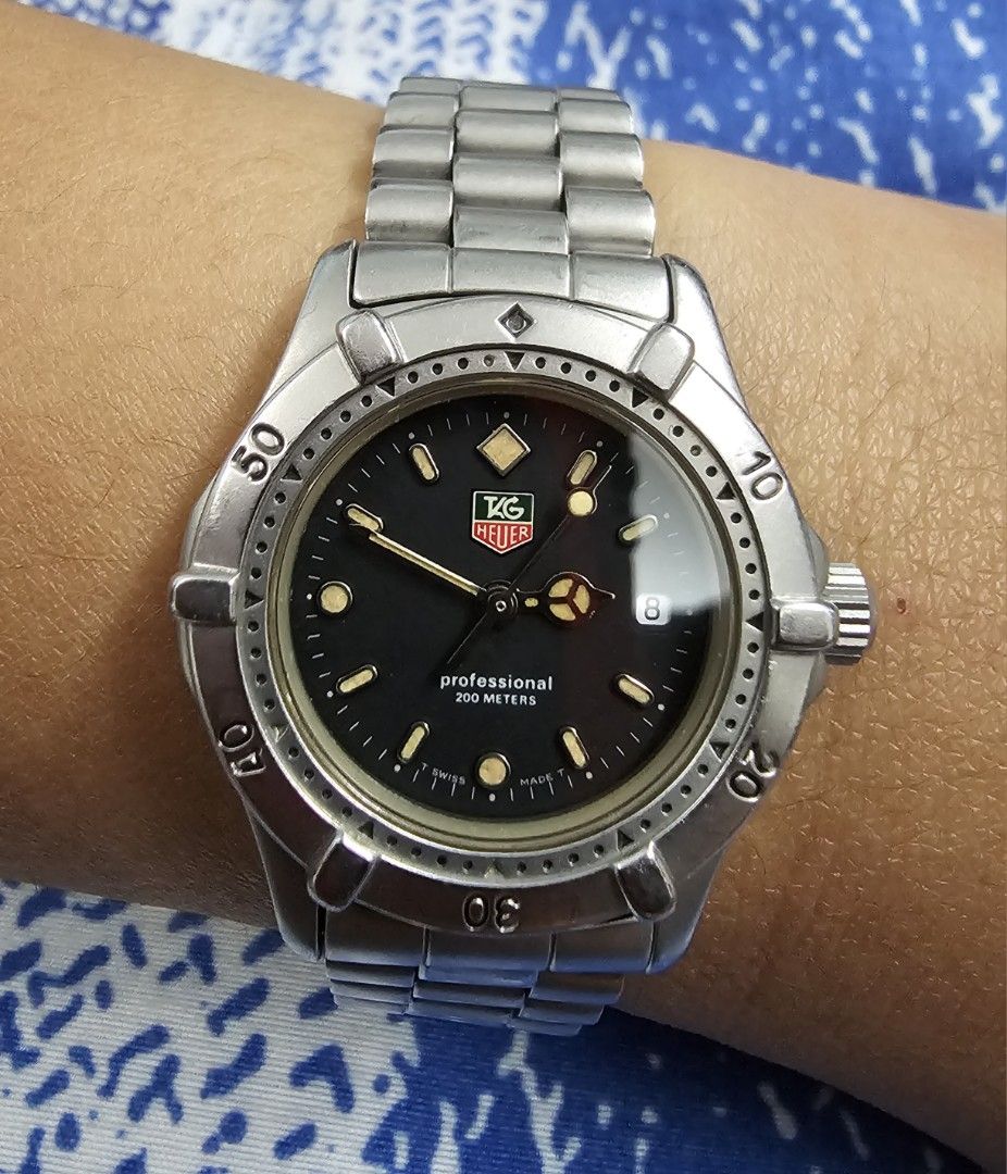 TAG HEUER Professional 200 m WE1410 R black Dial Quartz Ladies Watch