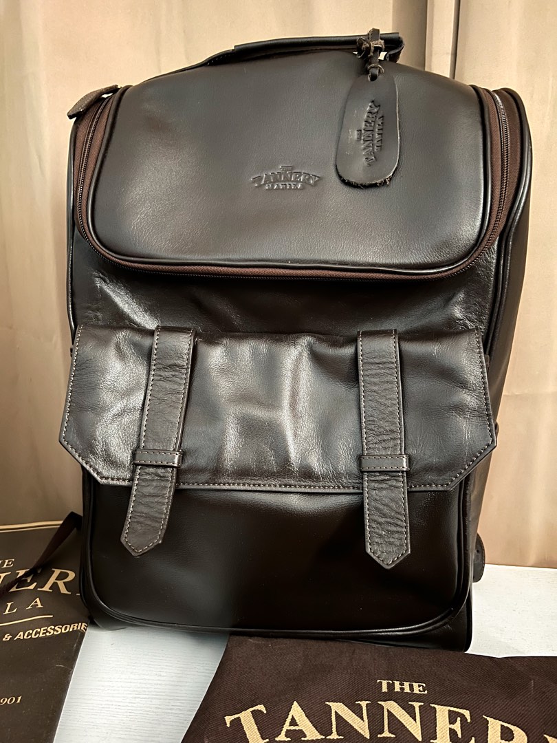 Tannery Manila Leather Backpack, Men's Fashion, Bags, Backpacks on Carousell