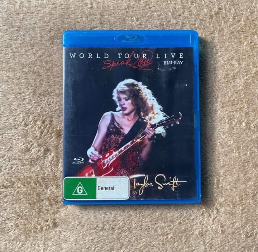 TAYLOR SWIFT THE SPEAK NOW WORLD TOUR (BLURAY) - ORIGINAL, Hobbies ...