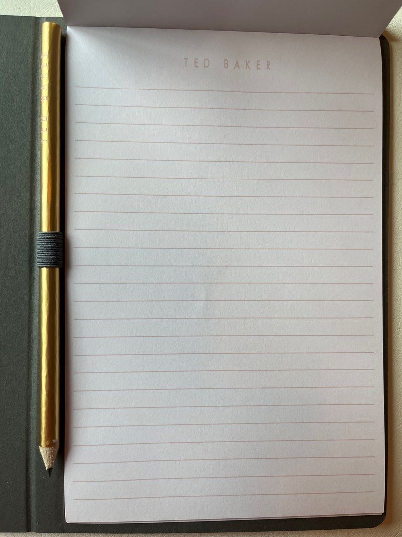 ted baker notebook and pen set