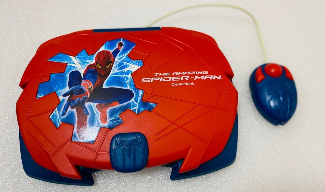 Spiderman laptop shop toy