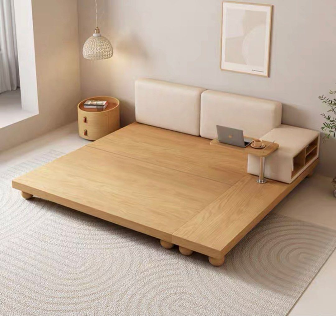 THEER Modern Japandi Bedframe, Furniture & Home Living, Furniture, Bed