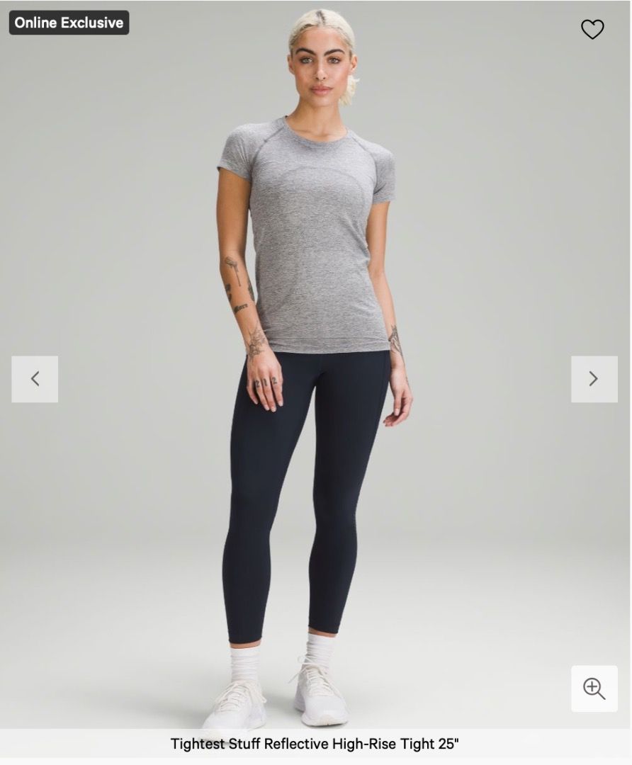 Tightest Stuff Reflective High-Rise Tight 25 True Navy, Women's Fashion,  Activewear on Carousell