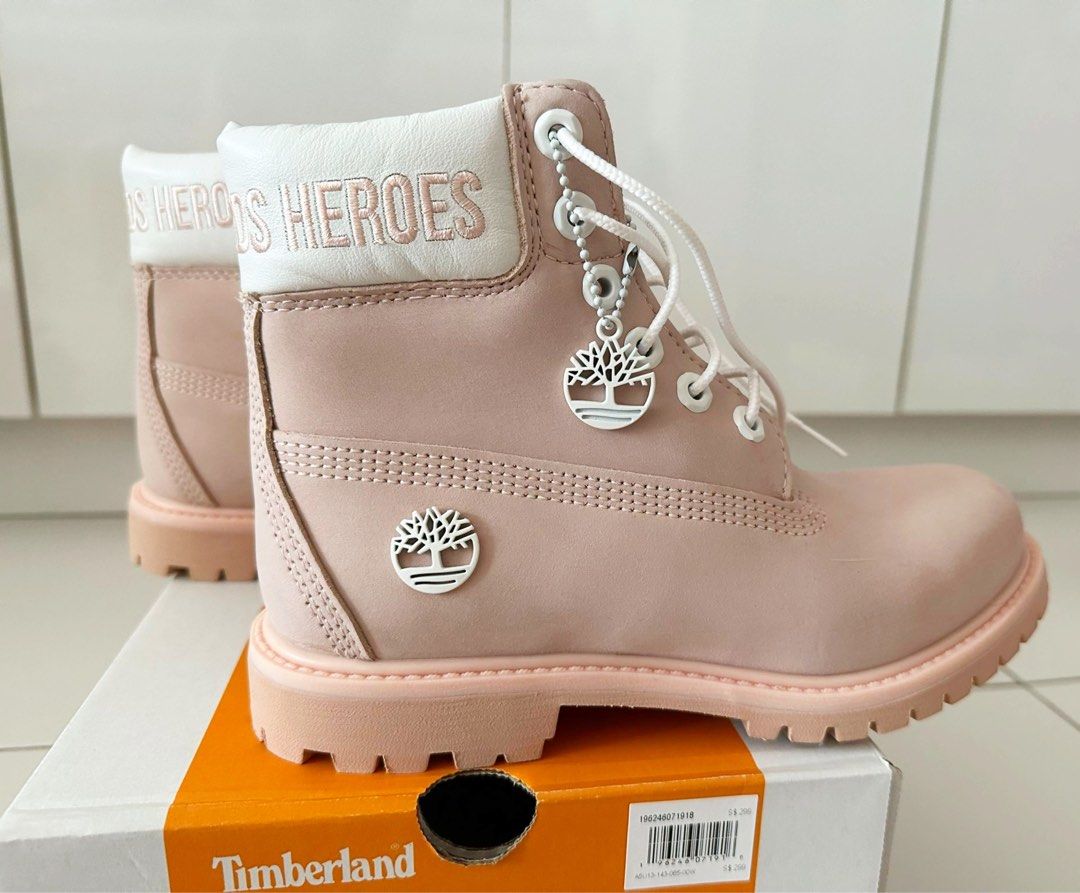 Timberland Premium Waterproof Boots White Nubuck