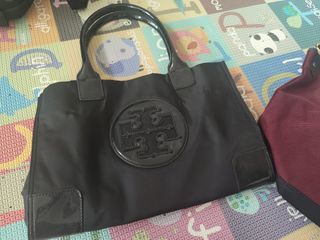 Tory Burch ella tote small black