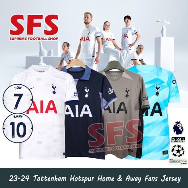 23/24 NEW SPURS HOME AND AWAY KIT, Men's Fashion, Activewear on Carousell