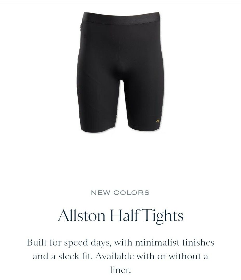 Tracksmith Allston Half Tights, Men's Fashion, Activewear on Carousell