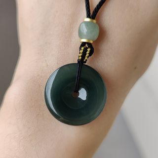 Jade Ping An Kou 翡翠平安扣 Collection item 1