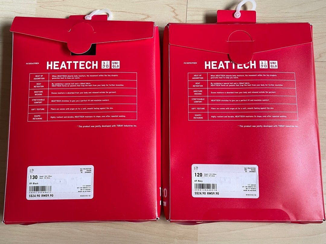 Uniqlo ultra warm heat tech size , Hobbies & Toys, Travel