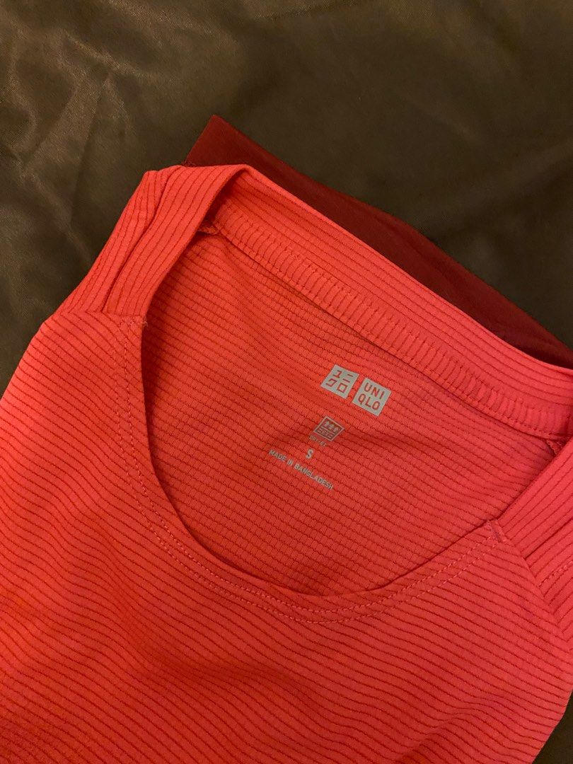 Uniqlo Pink Workout Top (Category: Activewear) located in Makati City. Submitted by roitr (Listing ID 1253787914, Image 2). Description: Used only once.