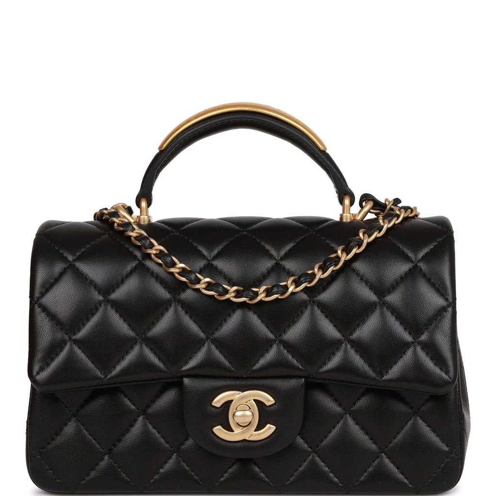 BNIB Authentic Chanel Mini Flap Bag with top handle, Luxury, Bags & Wallets  on Carousell