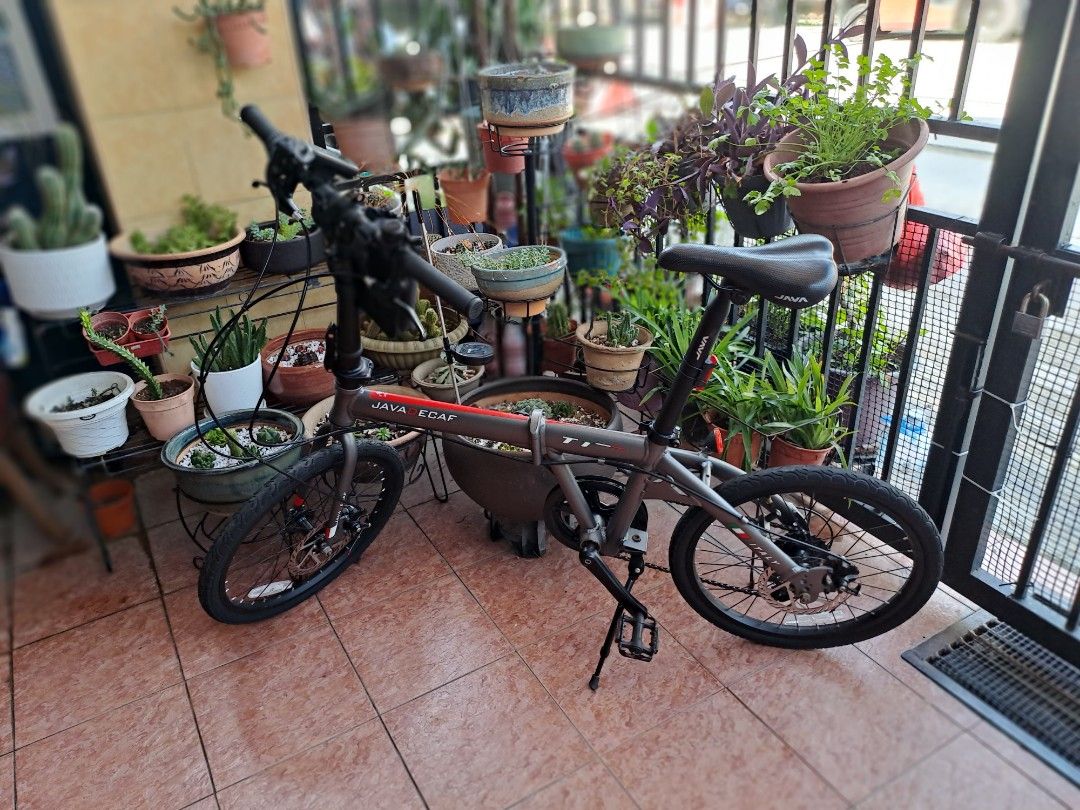 USED FOLDING BIKE JAVA TT DECAF Sports Equipment Bicycles