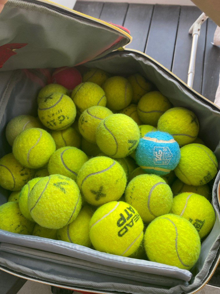 Used tennis balls, Sports Equipment, Sports & Games, Racket & Ball